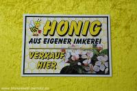 Honig-Werbeschild 